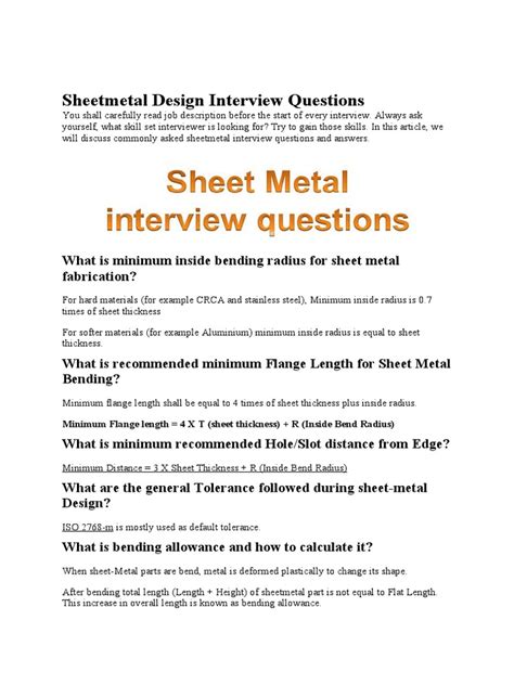 sheet metal interview questions and answers|mcq on metal forming.